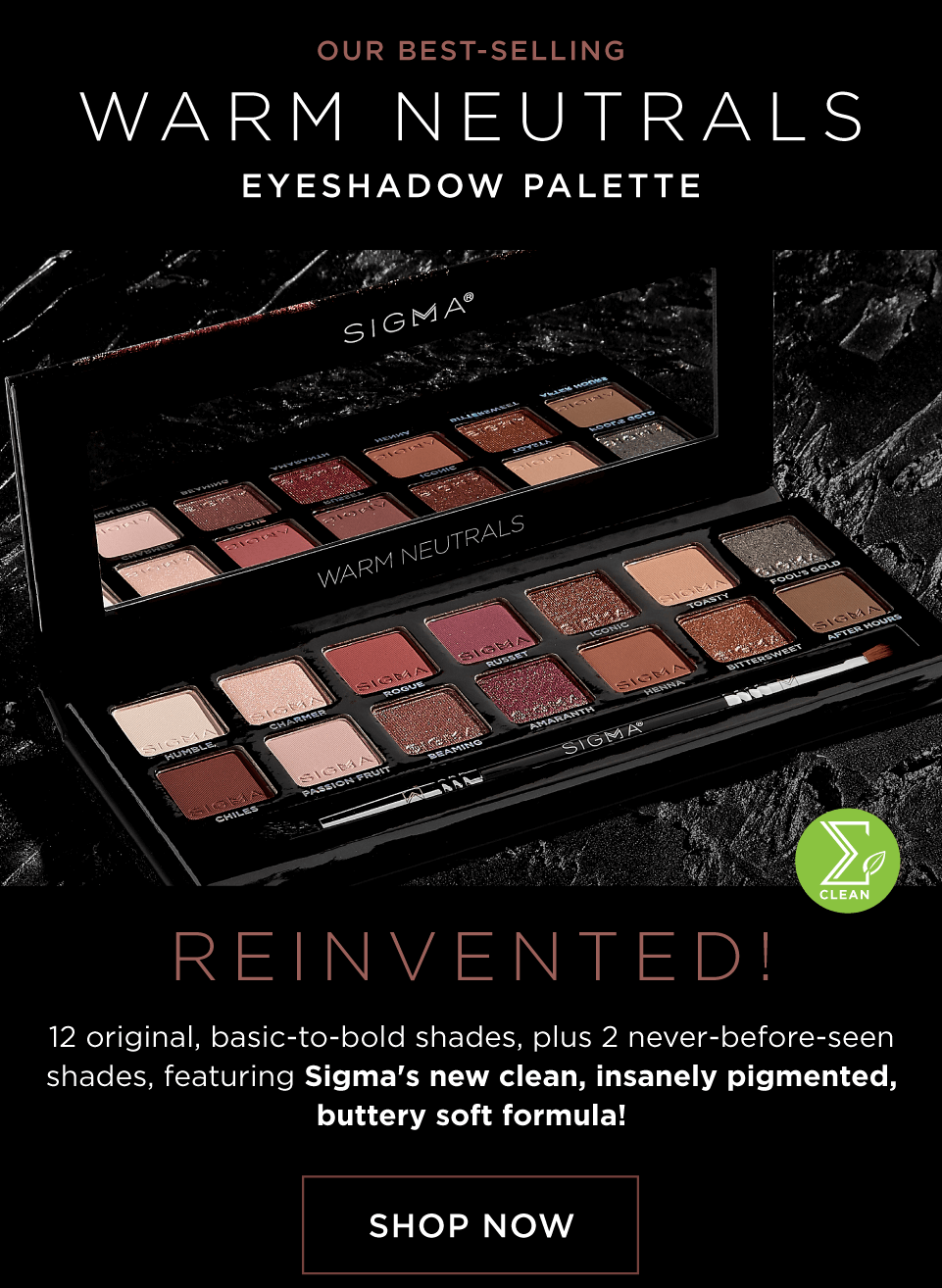 WARM NEUTRALS EYESHADOW PALETTE